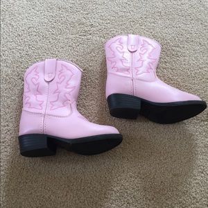 Faded glory. Girl. Western boots. Pink. Size 10.